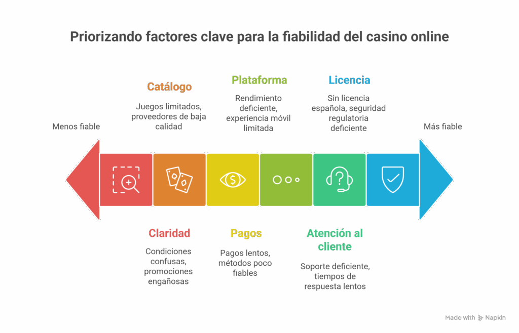 Mejores Casinos Online criterios